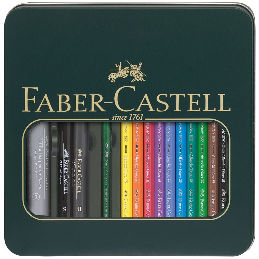 Faber-Castell - Matite Acquerellabili Albrecht Dürer e PITT artist pen Set
