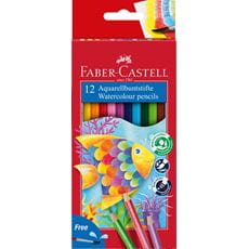 Faber-Castell - Matite Colorate Acquerellabili Astuccio cartone 12