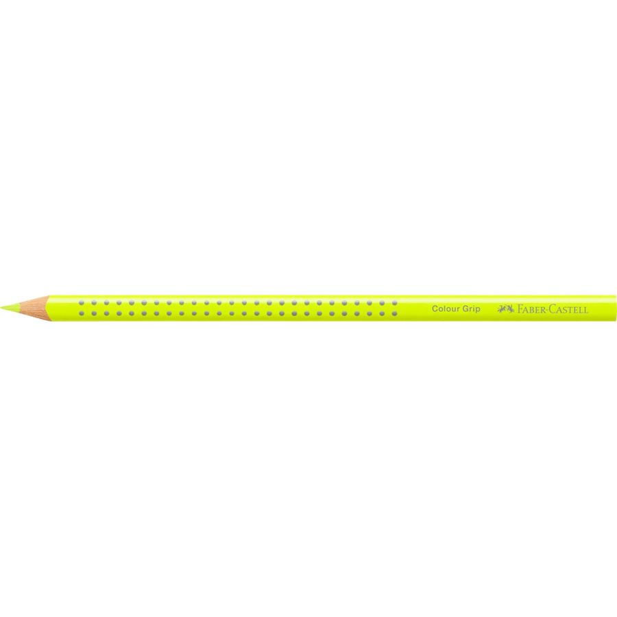 Faber-Castell - Matita colorata Colour Grip Giallo neon