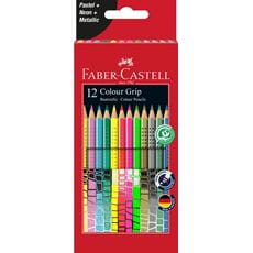 Faber-Castell - Astuccio 12 matite colorate Grip Special