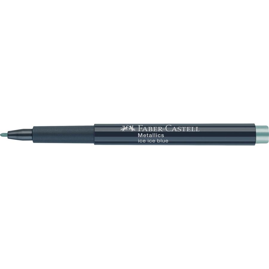 Faber-Castell - Marker Metallics, colore ice ice blue