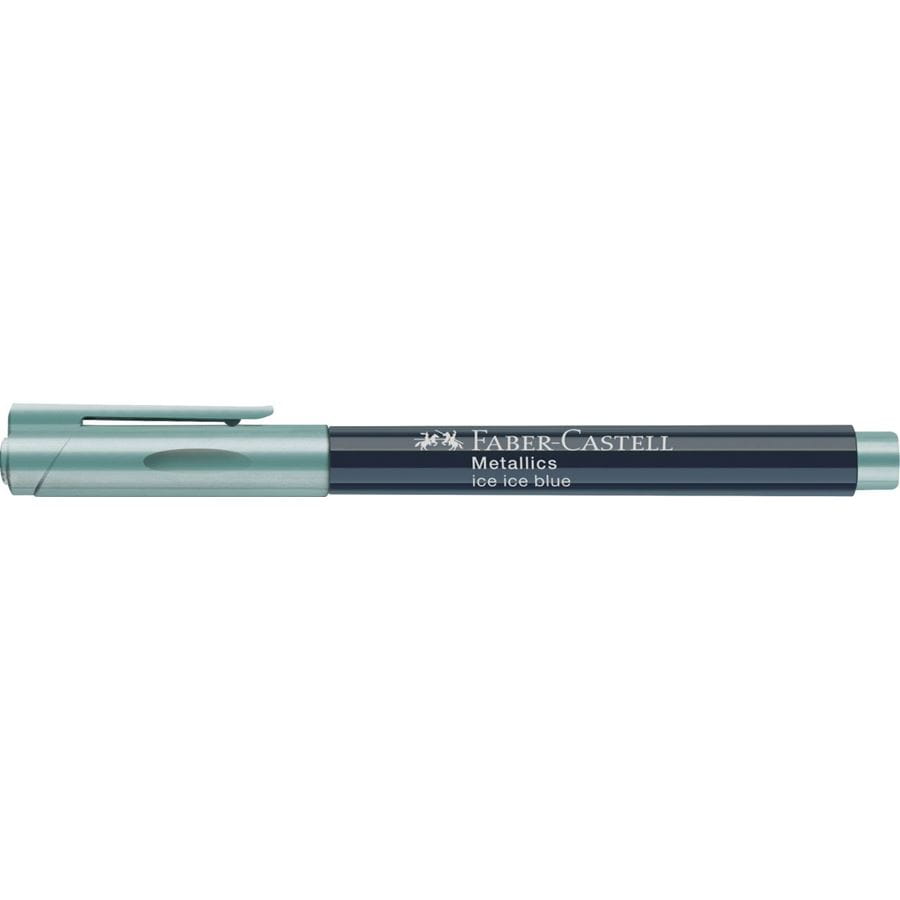 Faber-Castell - Marker Metallics, colore ice ice blue