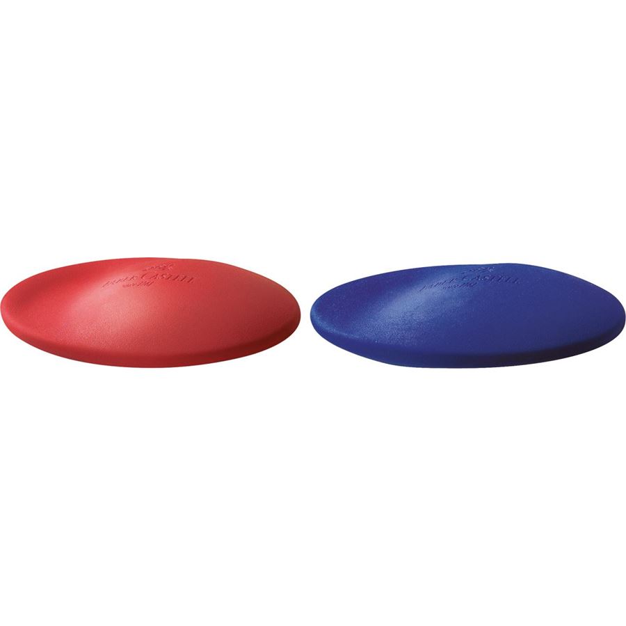 Faber-Castell - Gomma senza PVC-free Kosmo Mini rossa/blu