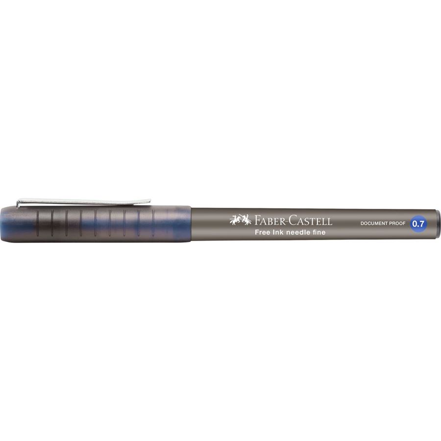 Faber-Castell - Roller Free Ink Needle 0.7 mm blu