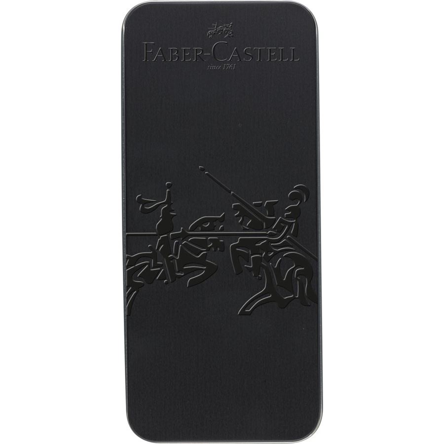 Faber-Castell - Set regalo stilo/sfera Grip Edition All Black