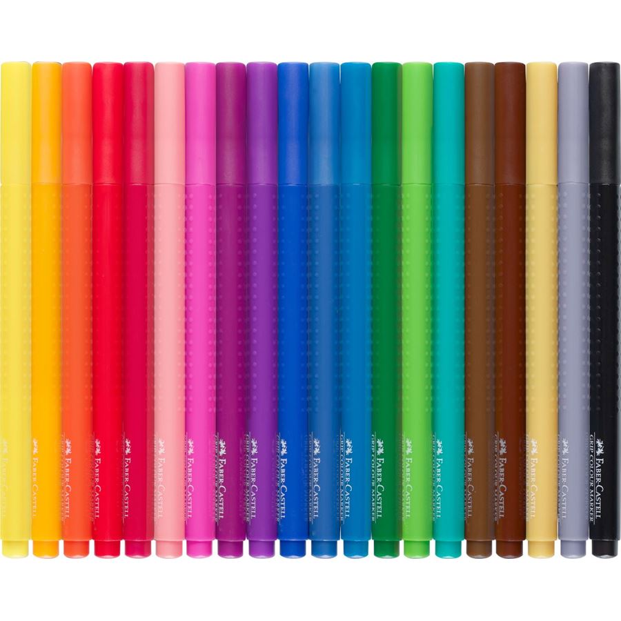 Faber-Castell - Grip Colour Marker Bustina plastica 20