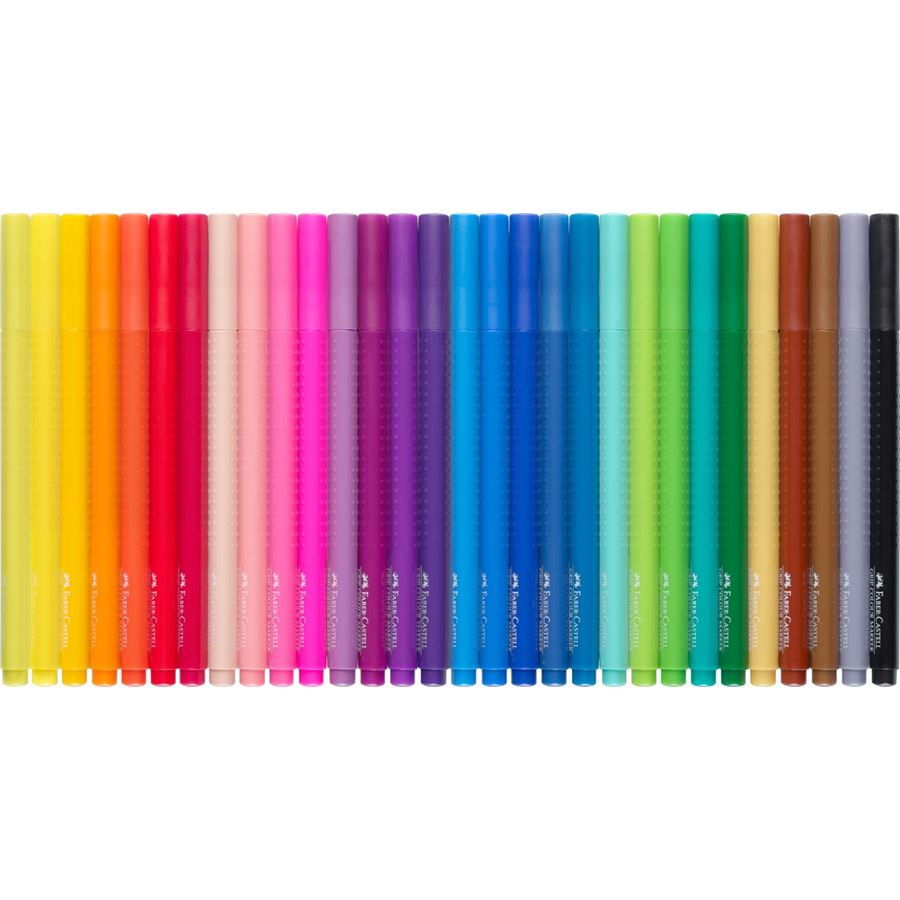 Faber-Castell - Grip Colour Marker Bustina cartone 30
