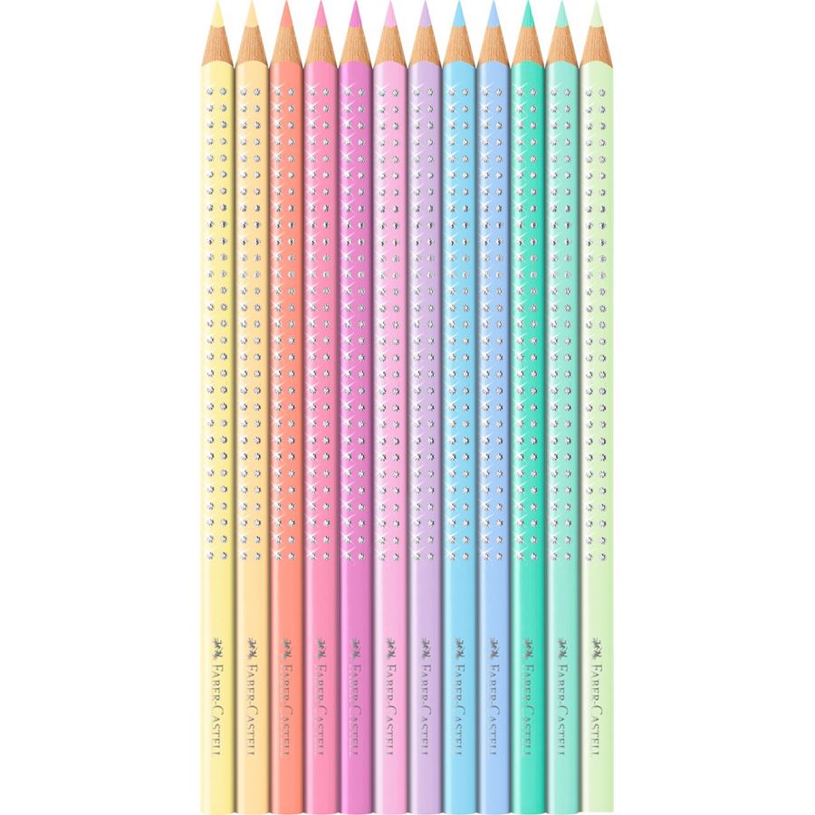Faber-Castell - Set met. matite colorate Sparkle 12x