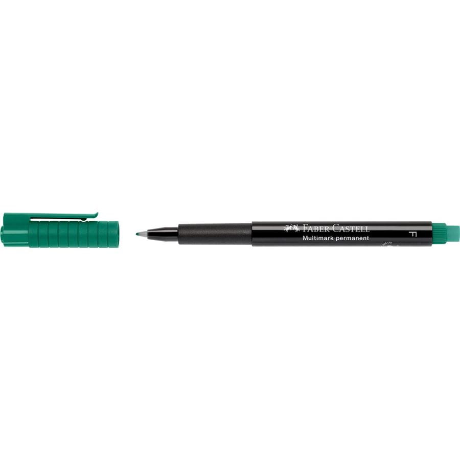 Faber-Castell - Marker Multimark permanente fine verde
