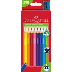 Faber-Castell - Astuccio con 10 matite colorate triangolari Jumbo