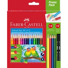 Faber-Castell - Astuccio Promo Pack  18+4+2
