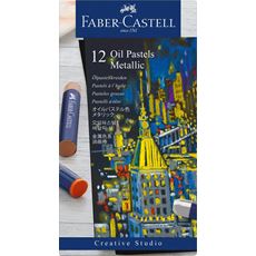 Faber-Castell - Oil pastels Creative Studio astuccio 12 metallic