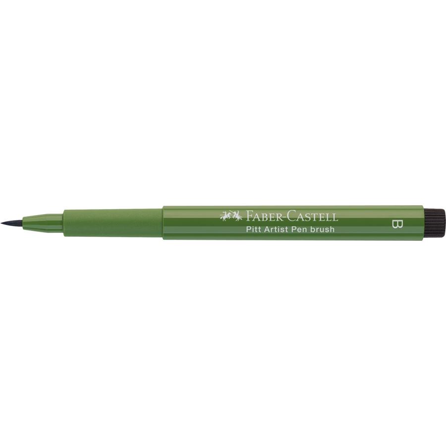 Faber-Castell - Penna Pitt Artist Pen verde cromo ossido opaco