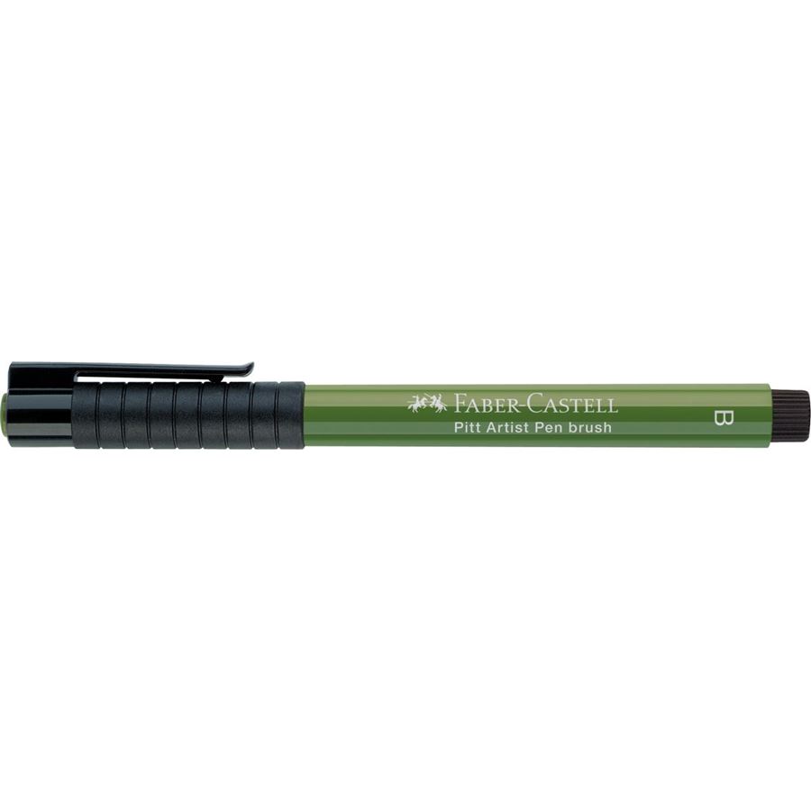 Faber-Castell - Penna Pitt Artist Pen verde cromo ossido opaco