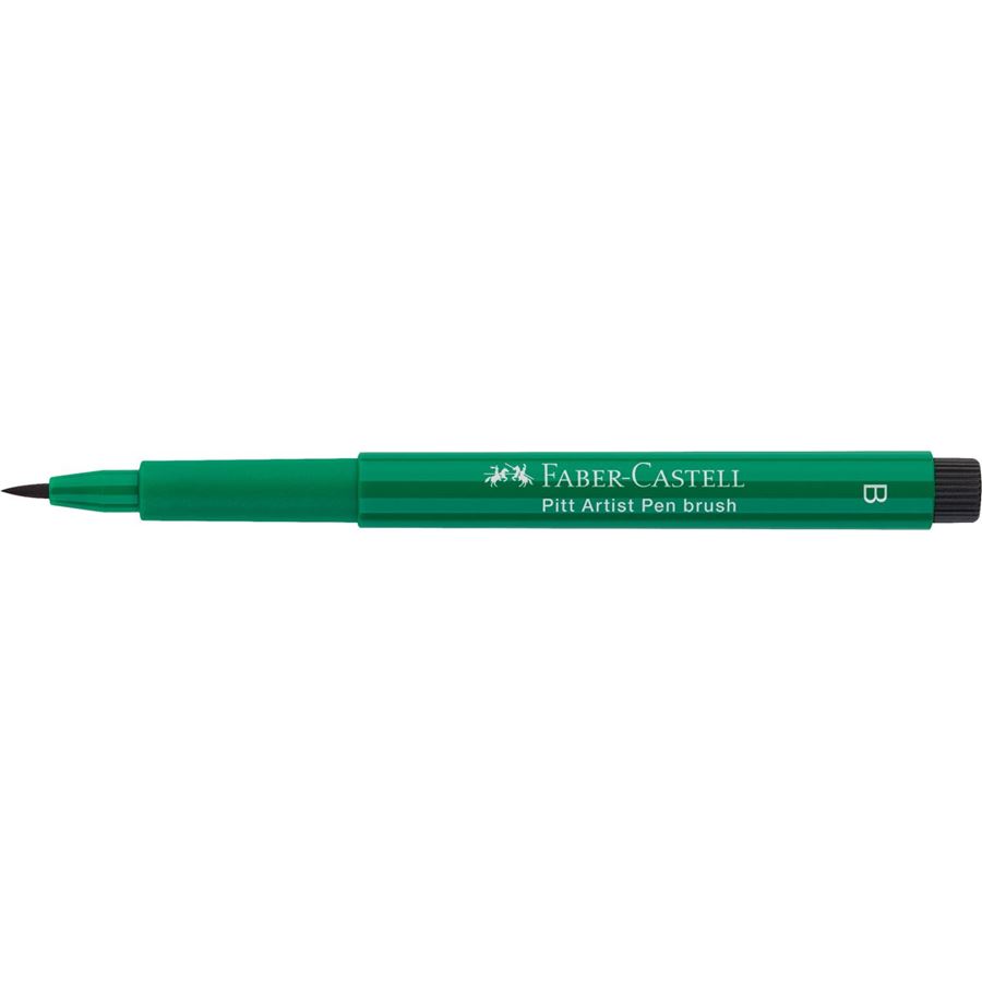 Faber-Castell - Penna Pitt Artist Pen verde ftalico scuro