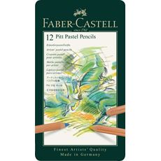 Faber-Castell - Matite Pitt Pastel Astuccio metallo 12
