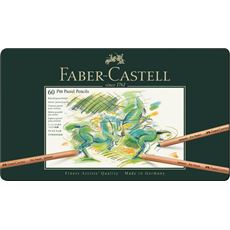 Faber-Castell - Matite Pitt Pastel Astuccio metallo 60