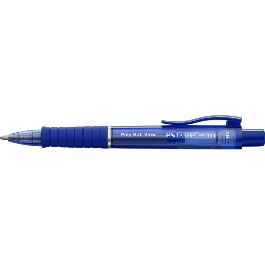 Faber-Castell - Penna a sfera Poly Ball View admiral blu