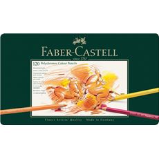 Faber-Castell - Matite Colorate Polychromos Astuccio metallo 120