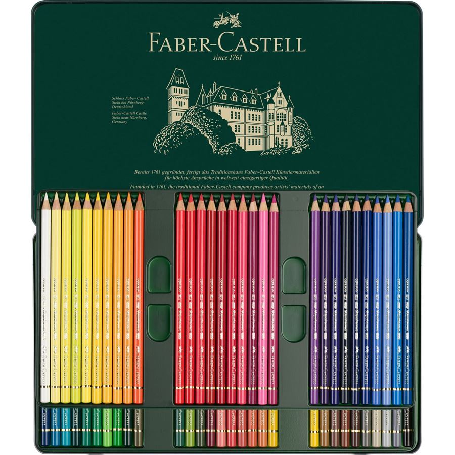 Faber-Castell - Matite Colorate Polychromos Astuccio metallo 60