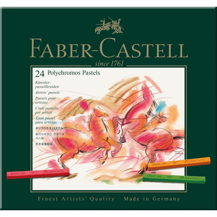 Faber-Castell - Crete Polychromos Astuccio cartone 24