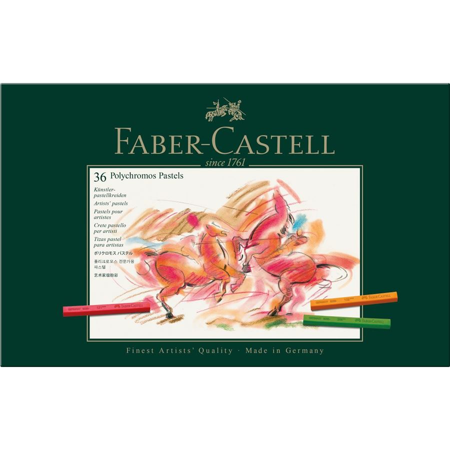 Faber-Castell - Crete Polychromos Astuccio cartone 36