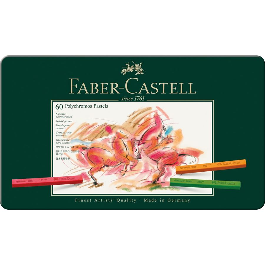 Faber-Castell - Crete Polychromos Astuccio metallo 60