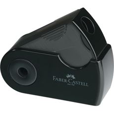 Faber-Castell - Temperamatite a1 foro Sleeve Mini nero