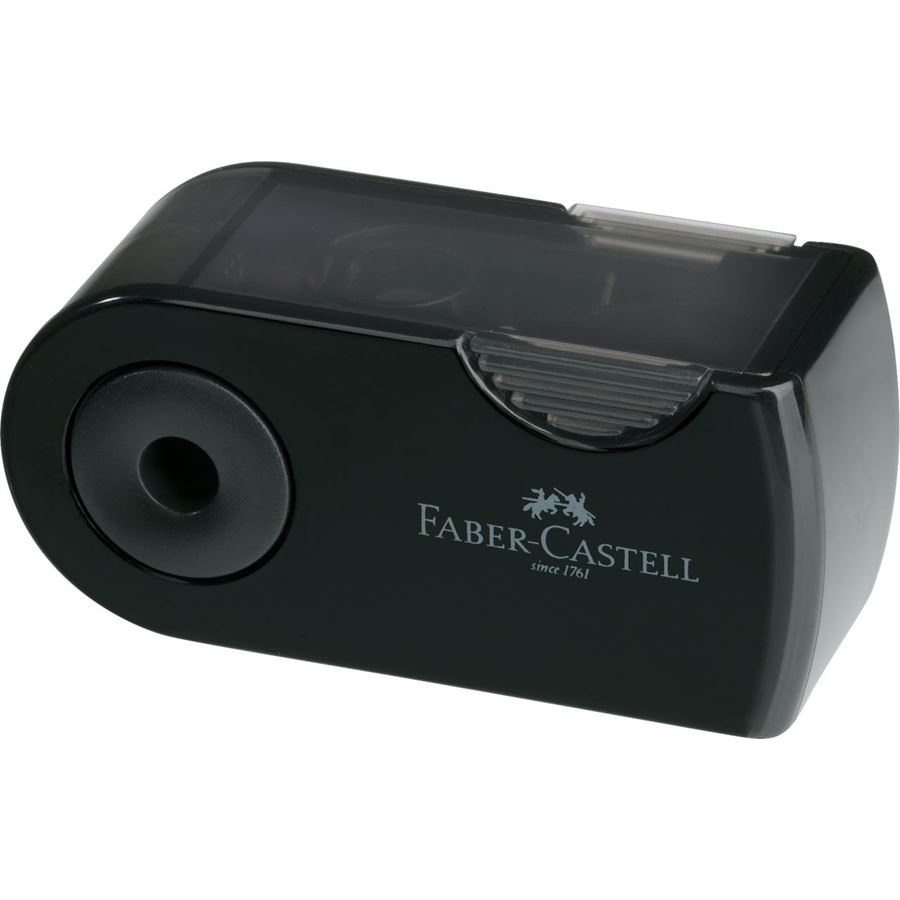 Faber-Castell - Temperamatite a1 foro Sleeve Mini nero