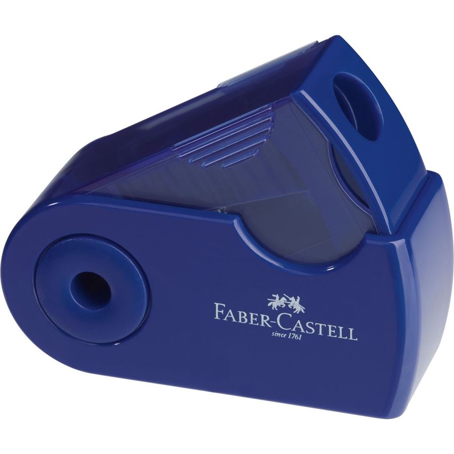 Faber-Castell - Temperamatite a1 foro Sleeve Mini rossa/blu