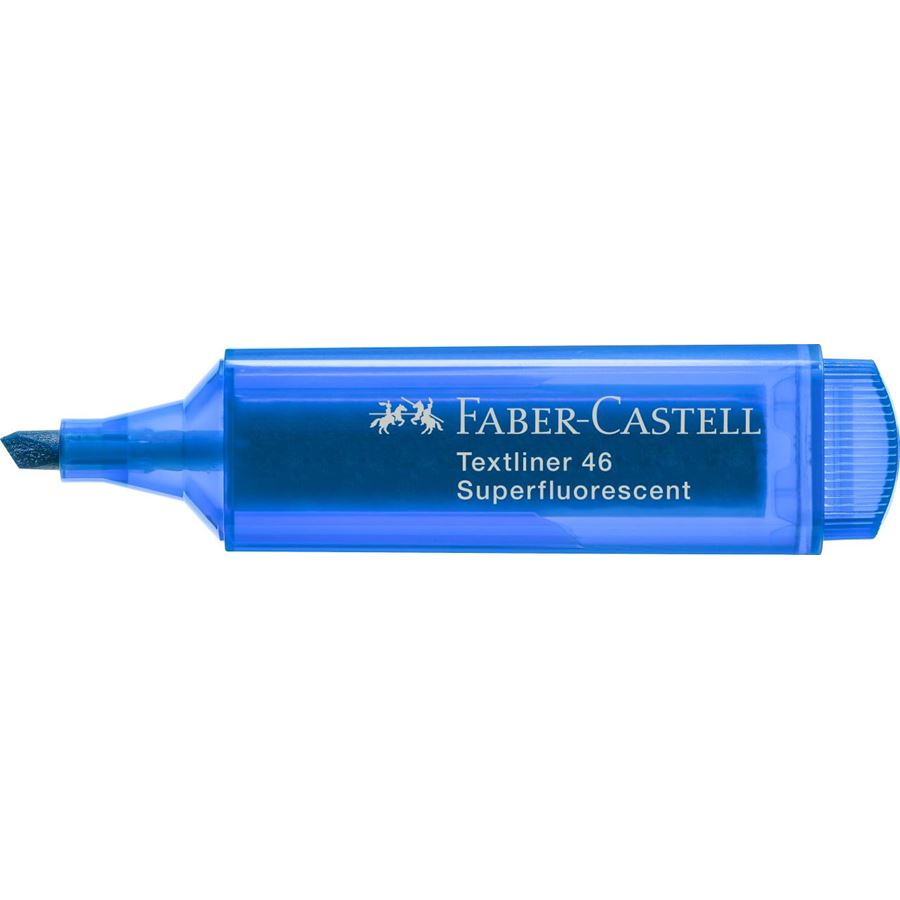 Faber-Castell - Evidenziatore Textliner 1546 Fluo blu