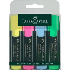 Faber-Castell - Evidenziatori Textliner 48 Bustina con 4