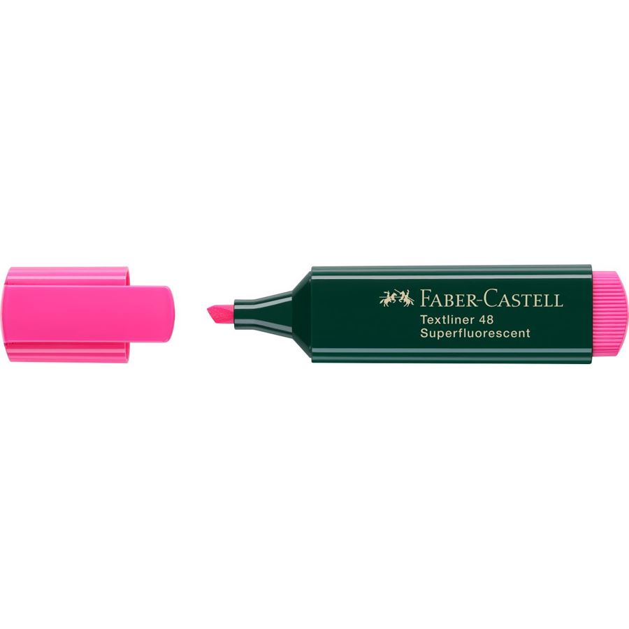 Faber-Castell - Evidenziatore Textliner 48 rosa
