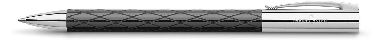 Faber-Castell - Penna a sfera Ambition rhombus resina nera
