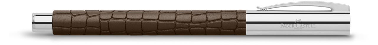 Faber-Castell - Roller Ambition 3D Croco, moka