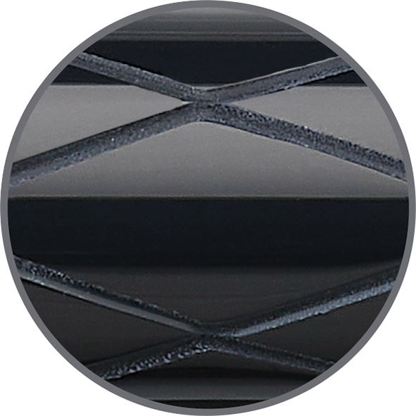 Faber-Castell - Stilografica Ambition rhombus resina nera F