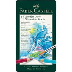 Faber-Castell - Matite Acquerellabili Albrecht Dürer Astuccio metallo 12