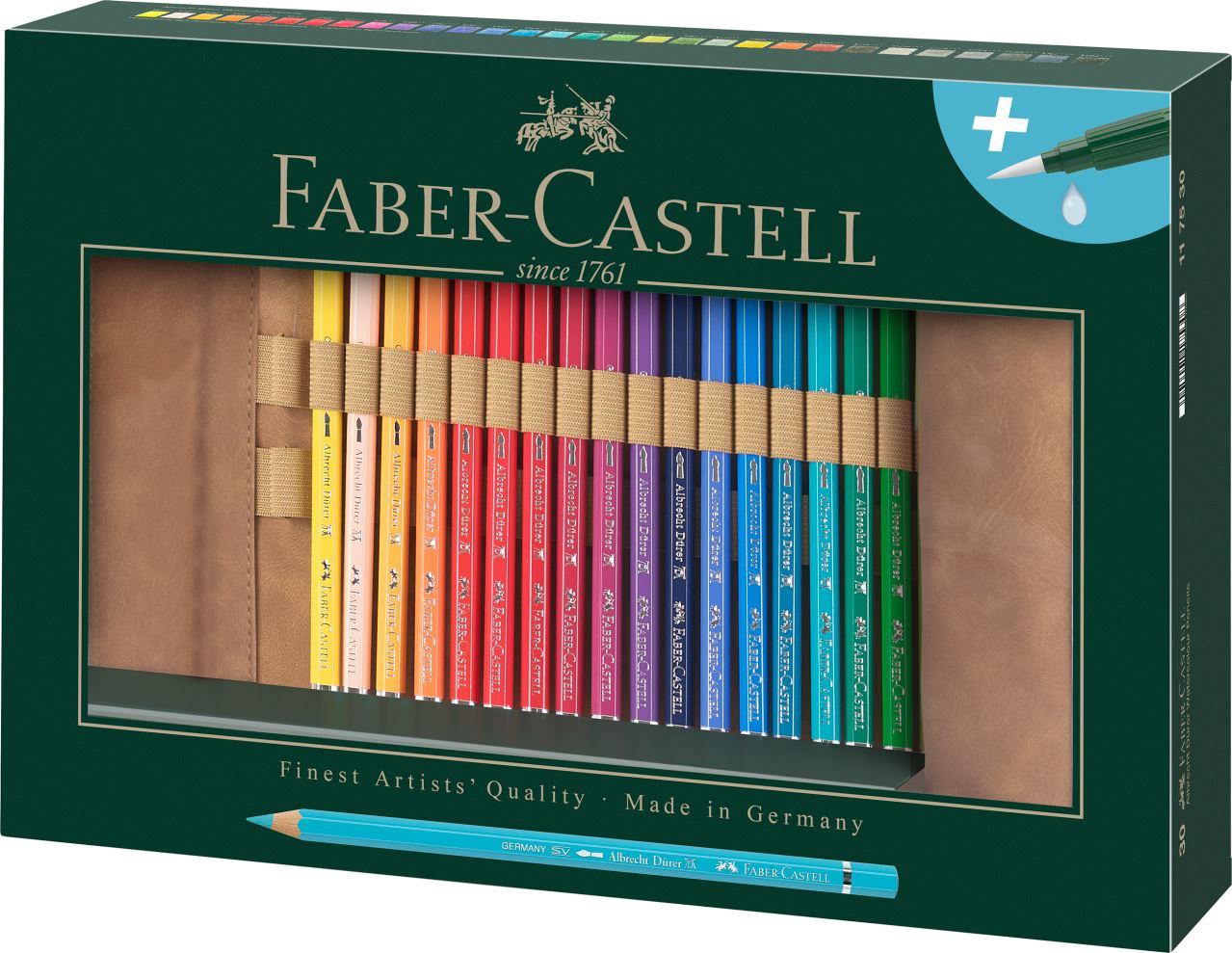 Faber-Castell - Rotolo con matite colorate acquerellabili Albrecht Dürer