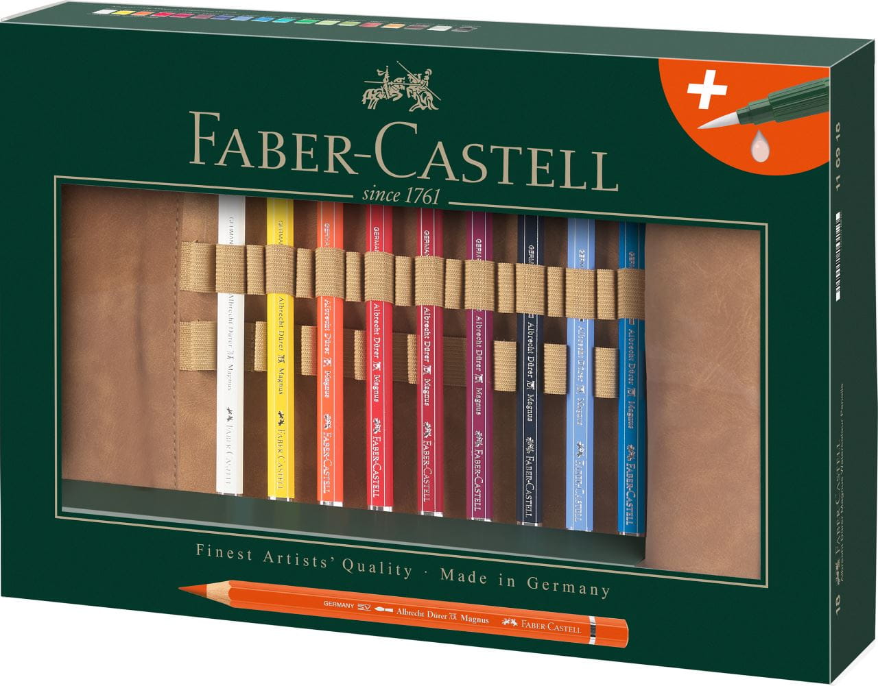 Faber-Castell - Rotolo con matite colorate acquerellabili A. Dürer Magnus