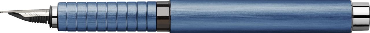 Faber-Castell - Penna stilografica Essentio Aluminium Blu pennino M