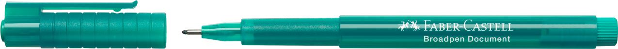 Faber-Castell - Penna a fibra Broadpen document turchese