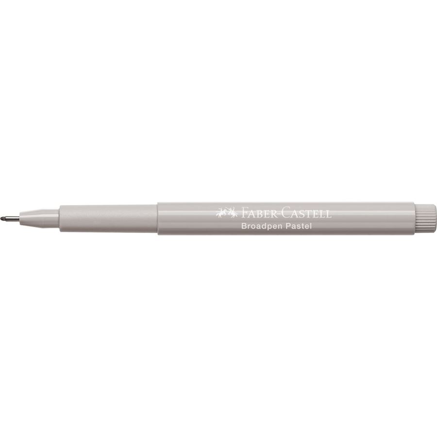 Faber-Castell - Penna a fibra Broadpen pastel grigio