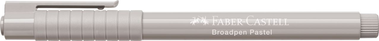 Faber-Castell - Penna a fibra Broadpen pastel grigio