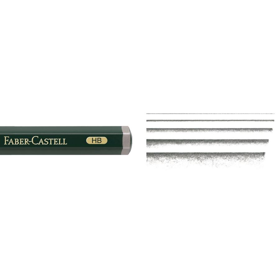 Faber-Castell - Matita di grafite Castell 9000 Jumbo HB