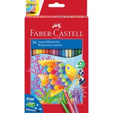 Faber-Castell - Matite Colorate Acquerellabili Astuccio cartone 36