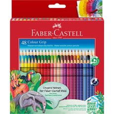 Faber-Castell - Astuccio di cartone con 48 matite colorate Colour Grip
