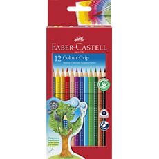 Faber-Castell - Matite Colorate Colour Grip Astuccio cart. da 12 IT