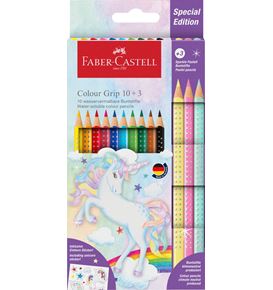 Faber-Castell - Matite colorate Colour Grip Unicorno 10+3