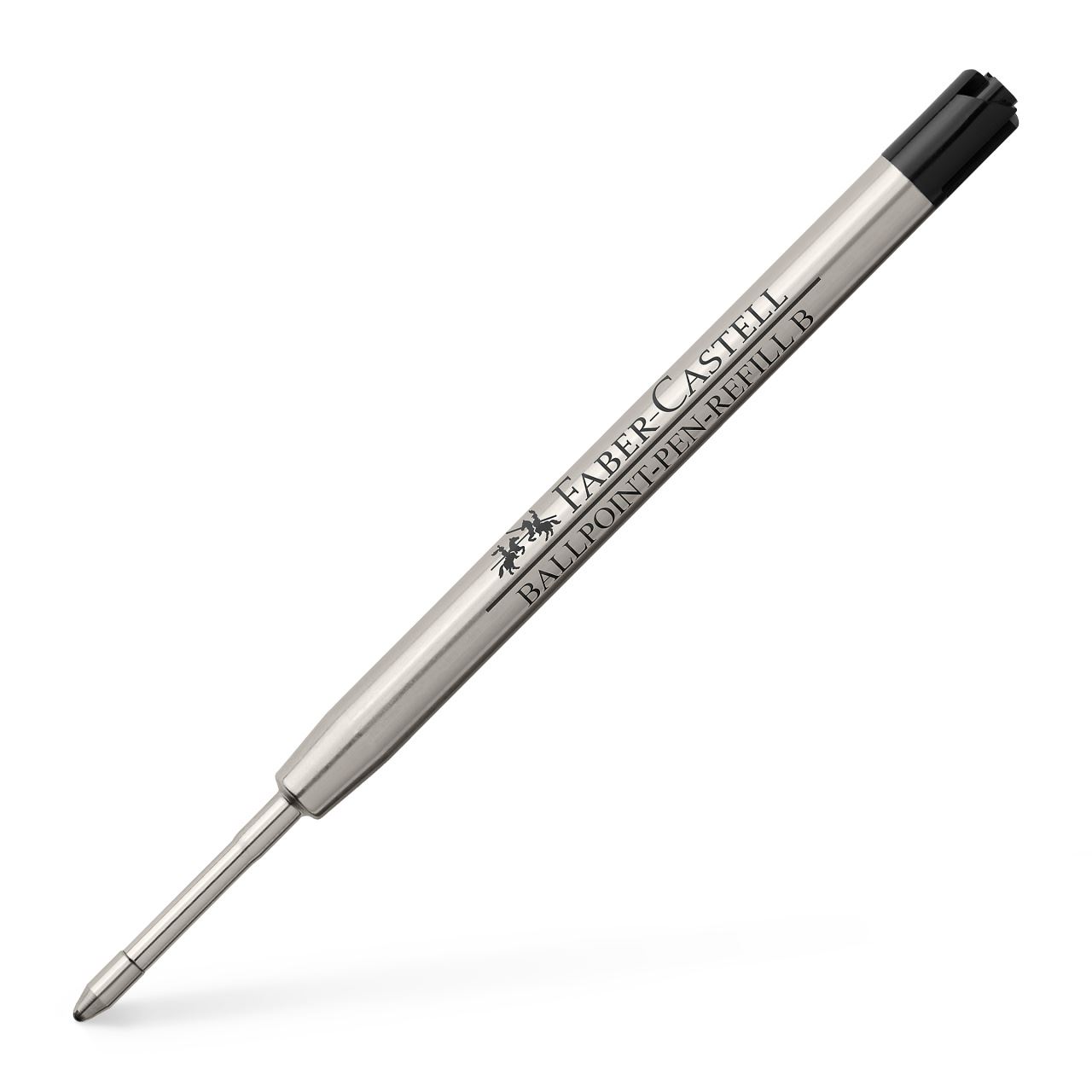 Faber-Castell - Refill per penna a sfera, nero punta broad