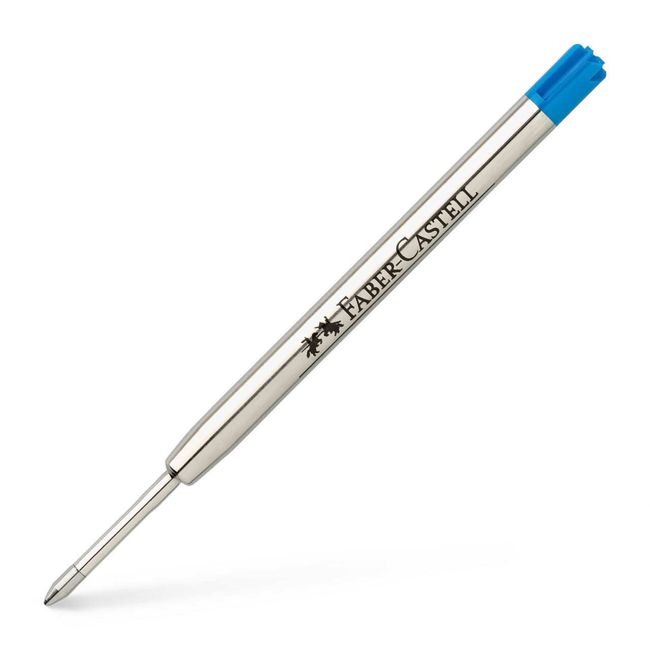 Faber-Castell - Refill per penna a sfera, blu punta broad
